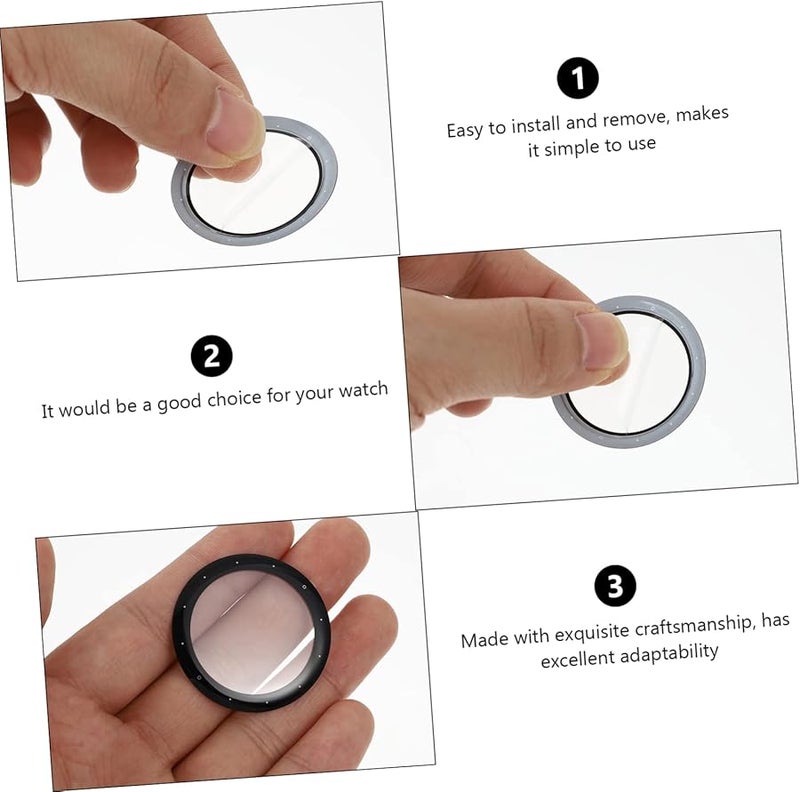 Balacoo 4 Pack Full Screen Soft Film For Apple Watch Series 4 3D Curved Tempered Glass Screen Protector - Image 2